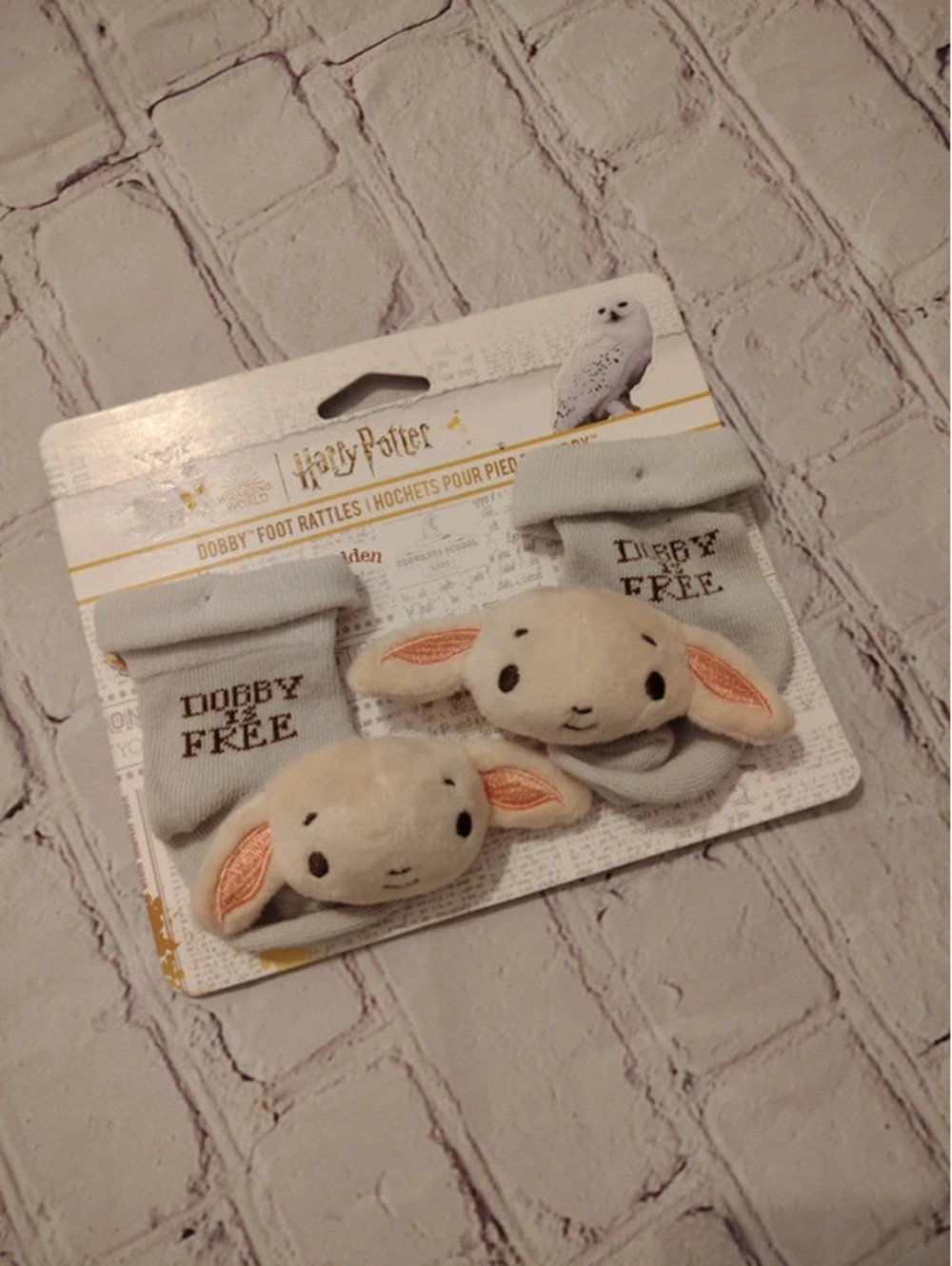 Harry Potter Dobby Foot Rattle Infant Socks 0-6 months